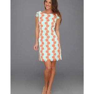 Lilly Pulitzer Blue and Orange dress Size: 4